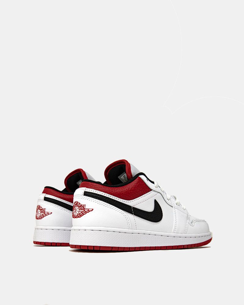 Gs Air Jordan 1 Low White Gym Red Atmos Usa