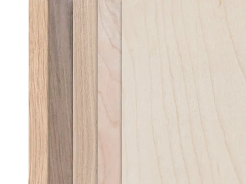 Cricut Natural Wood Veneers Bundle, Walnut and Maple, 12x12 