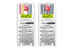 Pica Dry 3030 Pencil + 4030 Black Lead Refill