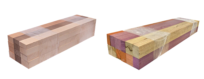 Packs of Wood for Cutting Boards