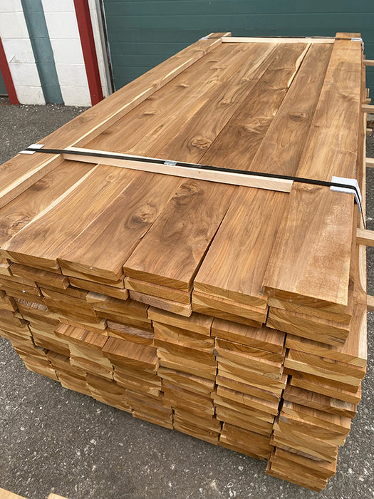 Rough Cut Plantation Teak Lumber — KJP Select Hardwoods