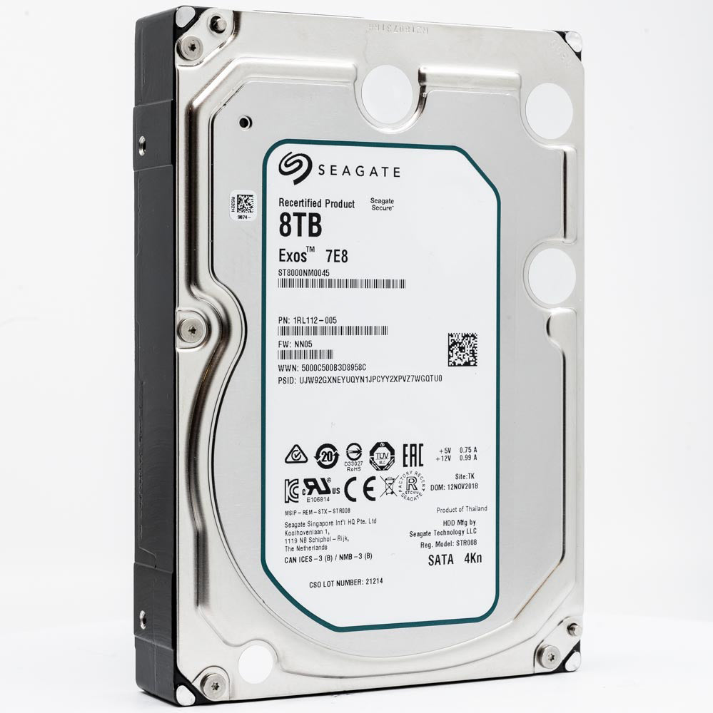 ハードドライブ 8TB 7.2K RPM 12Gb/s 3.5インチ SAS トレイ付き