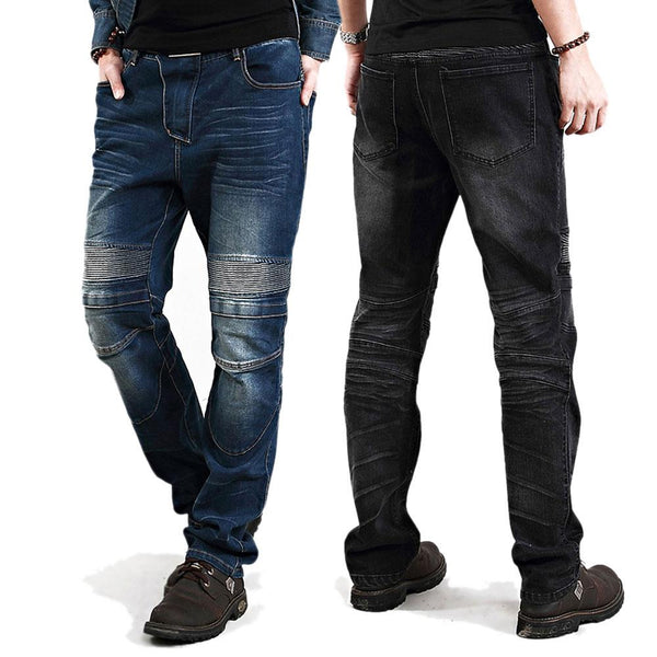 BUY DUHAN Biker Jeans Mens Cheap ON SALE NOW! - Rugged Motorbike Jeans