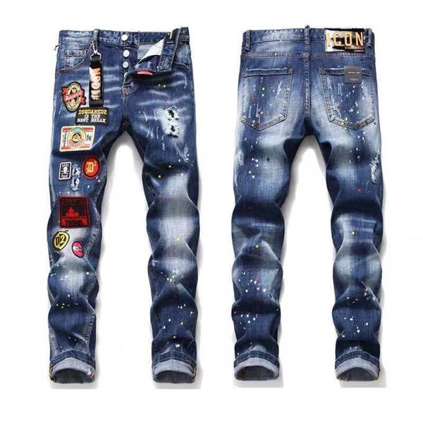 BUY KT-SHIELD Mens Denim Patched Jeans ON SALE NOW! - Rugged Motorbike ...