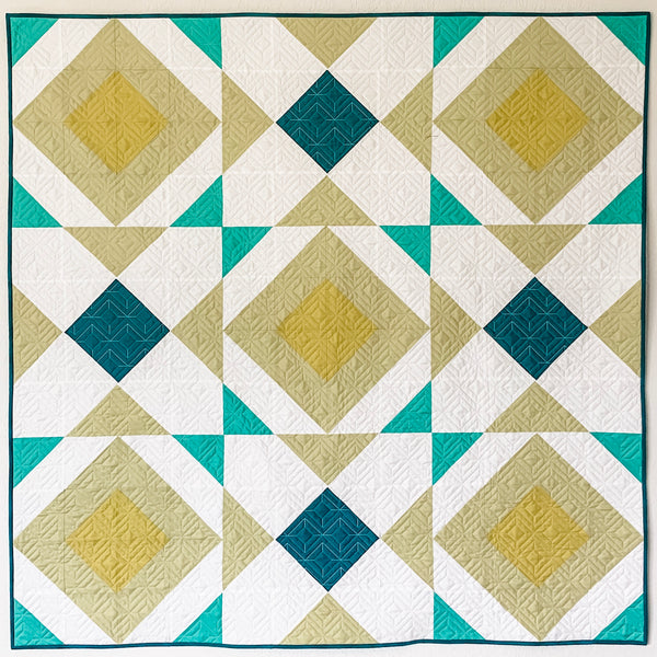 Noughts and Crosses Quilt Pattern by Julie Burton of Running Stitch Quilts
