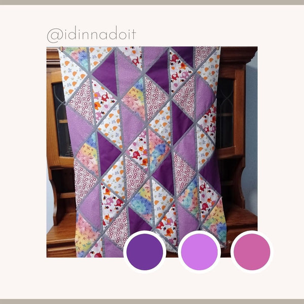 Deltille Quilt Pattern by Julie Burton of Running Stitch Quilts