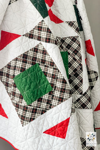 Christmas Noughts and Crosses by Julie Burton of Running Stitch Quilts