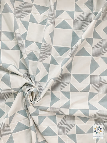 Minimalist Square Burst by Julie Burton of Running Stitch Quilts