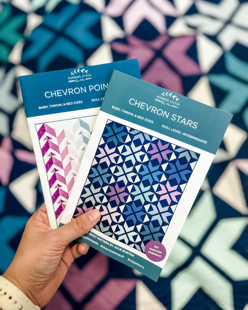 Chevron Series Quilt Pattern Bundle - Running Stitch Quilts