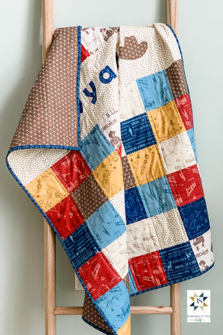 Baby Cowboy by Julie Burton of Running Stitch Quilts