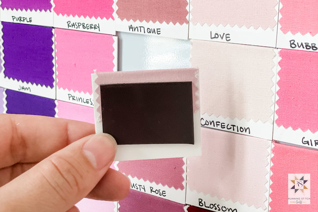 How to Make Fabric Swatch Cards - Running Stitch Quilts