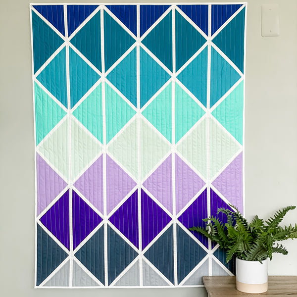 Deltille Quilt Pattern by Julie Burton of Running Stitch Quilts