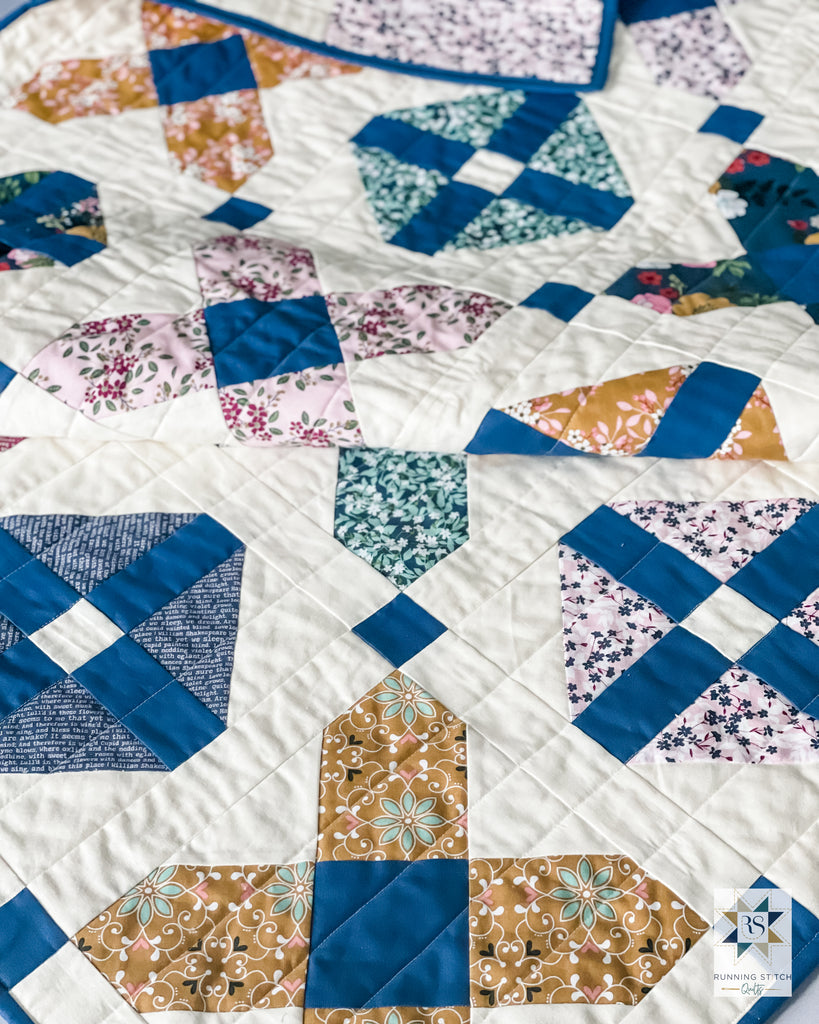 Eternally Yours Quilt by Julie Burton of Running Stitch Quilts