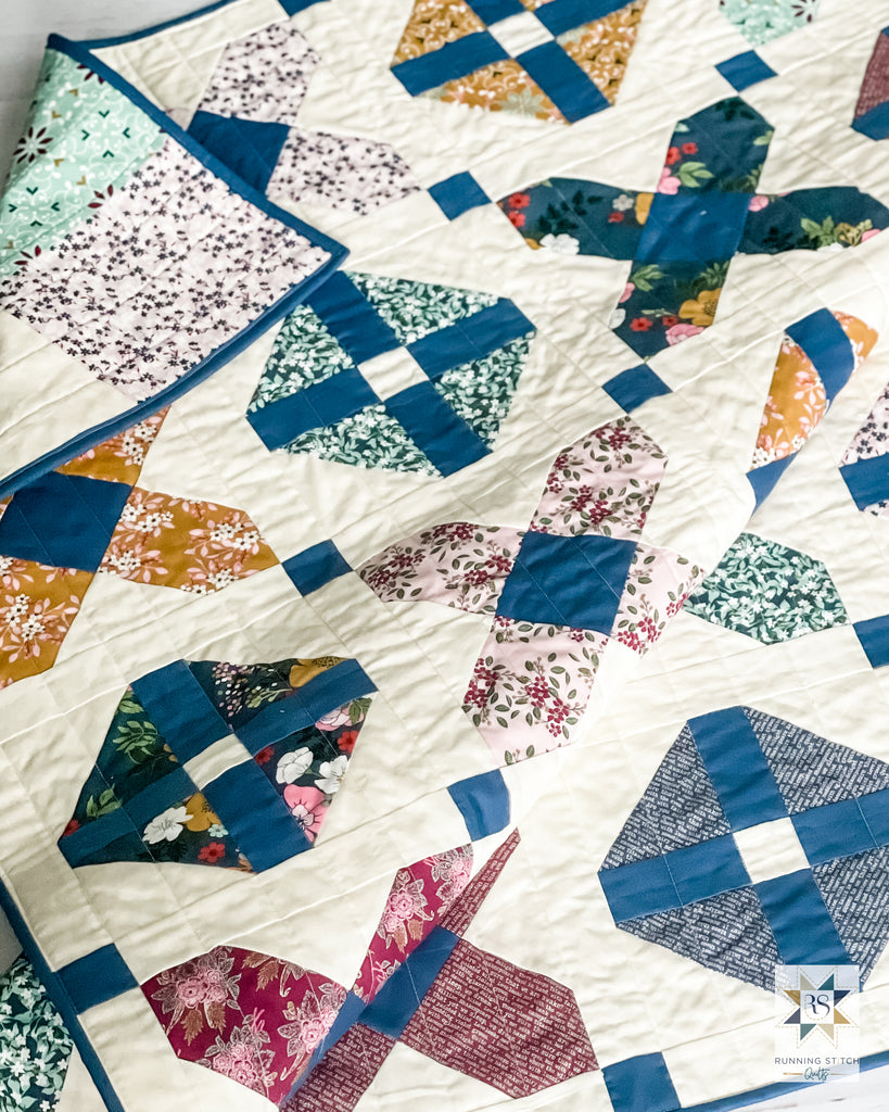 Eternally Yours Quilt by Julie Burton of Running Stitch Quilts