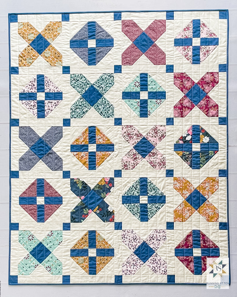 Eternally Yours Quilt by Julie Burton of Running Stitch Quilts