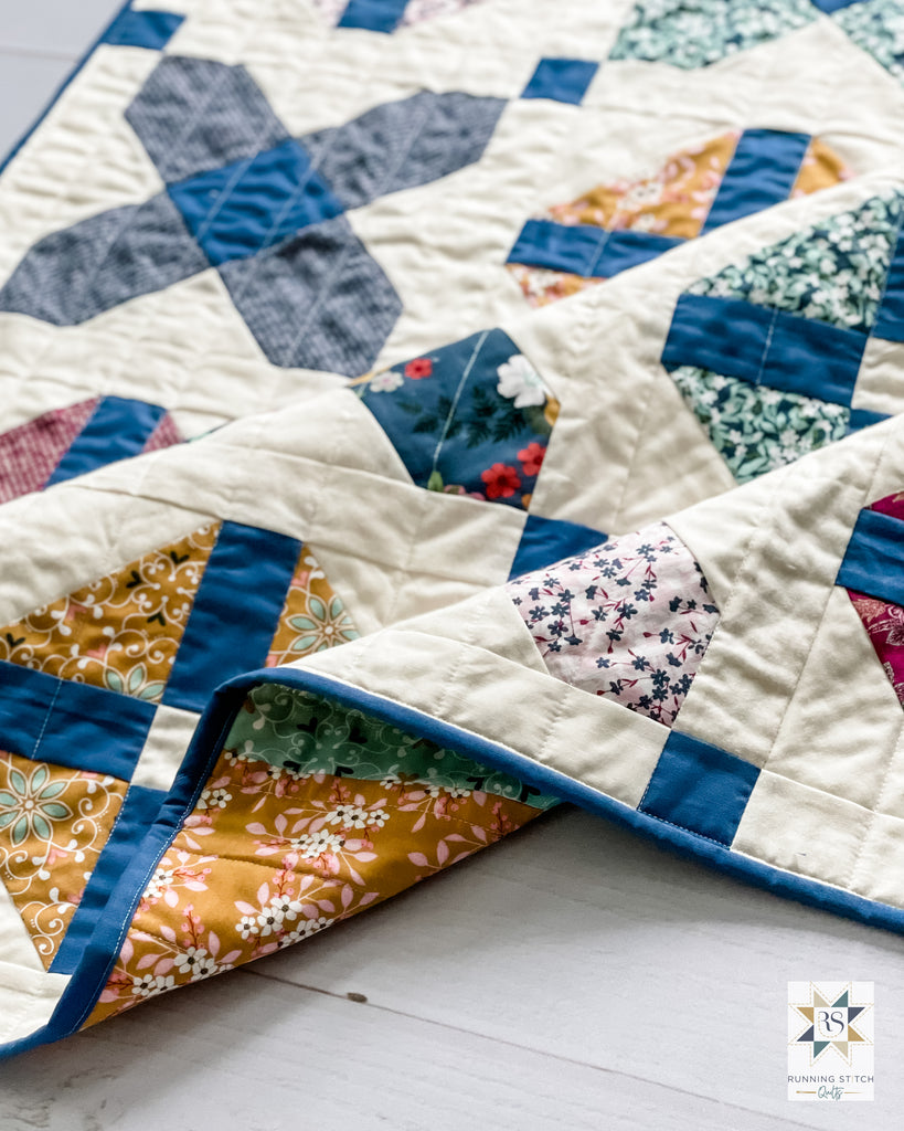 Eternally Yours Quilt by Julie Burton of Running Stitch Quilts