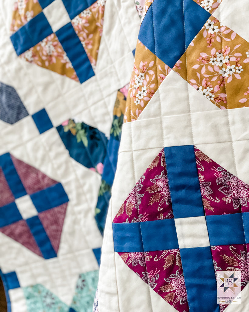 Eternally Yours Quilt by Julie Burton of Running Stitch Quilts