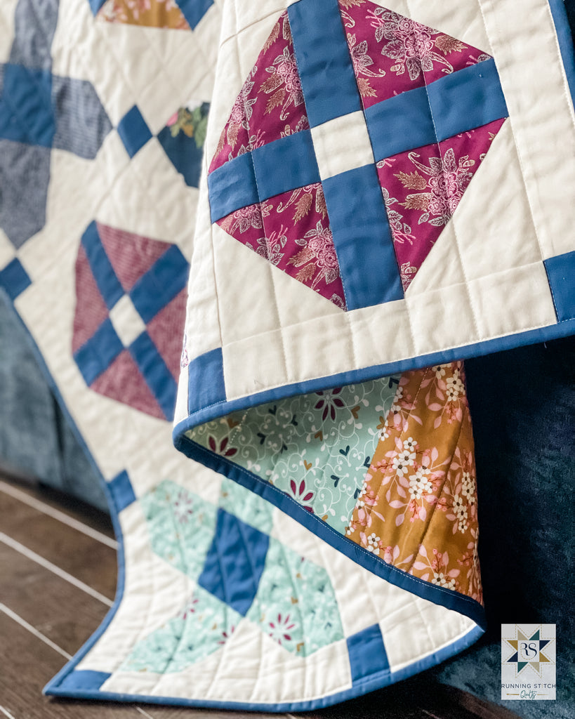 Eternally Yours Quilt by Julie Burton of Running Stitch Quilts