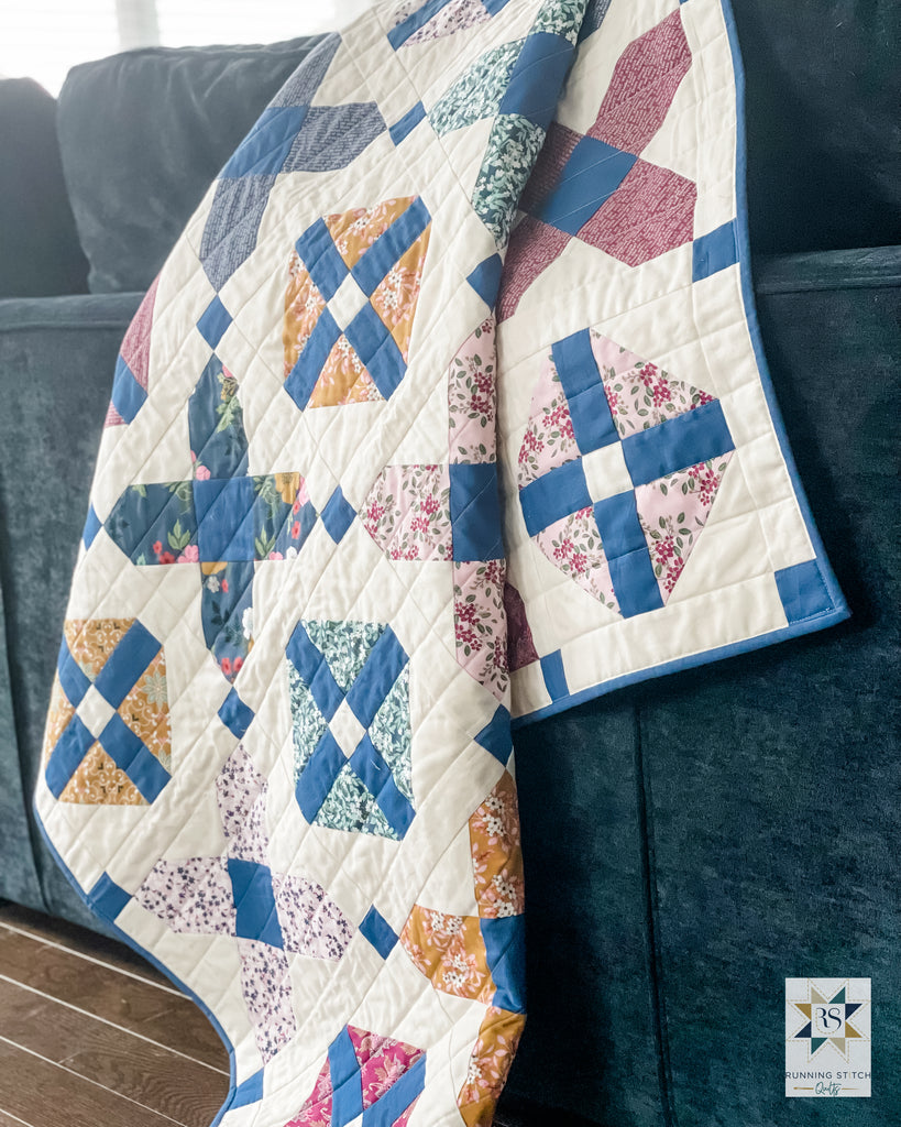 Eternally Yours Quilt by Julie Burton of Running Stitch Quilts