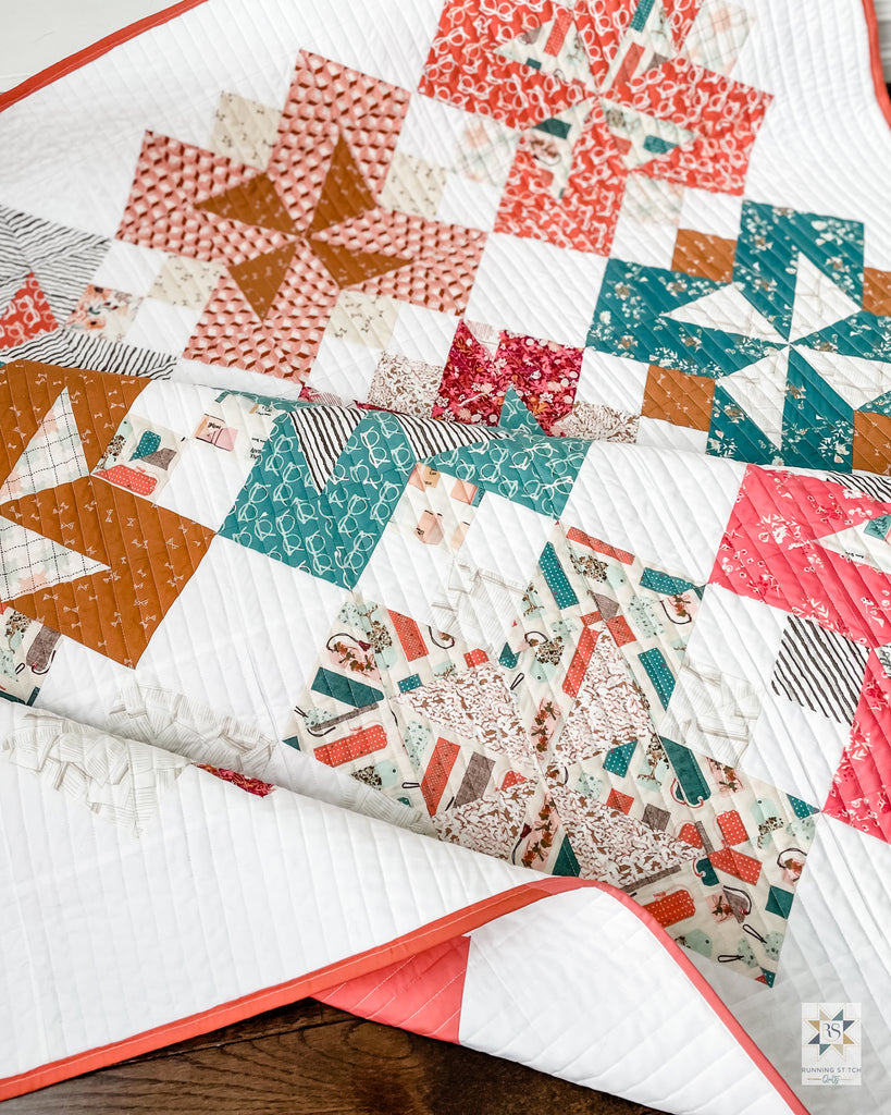 Evenflow Quilt by Julie Burton of Running Stitch Quilts