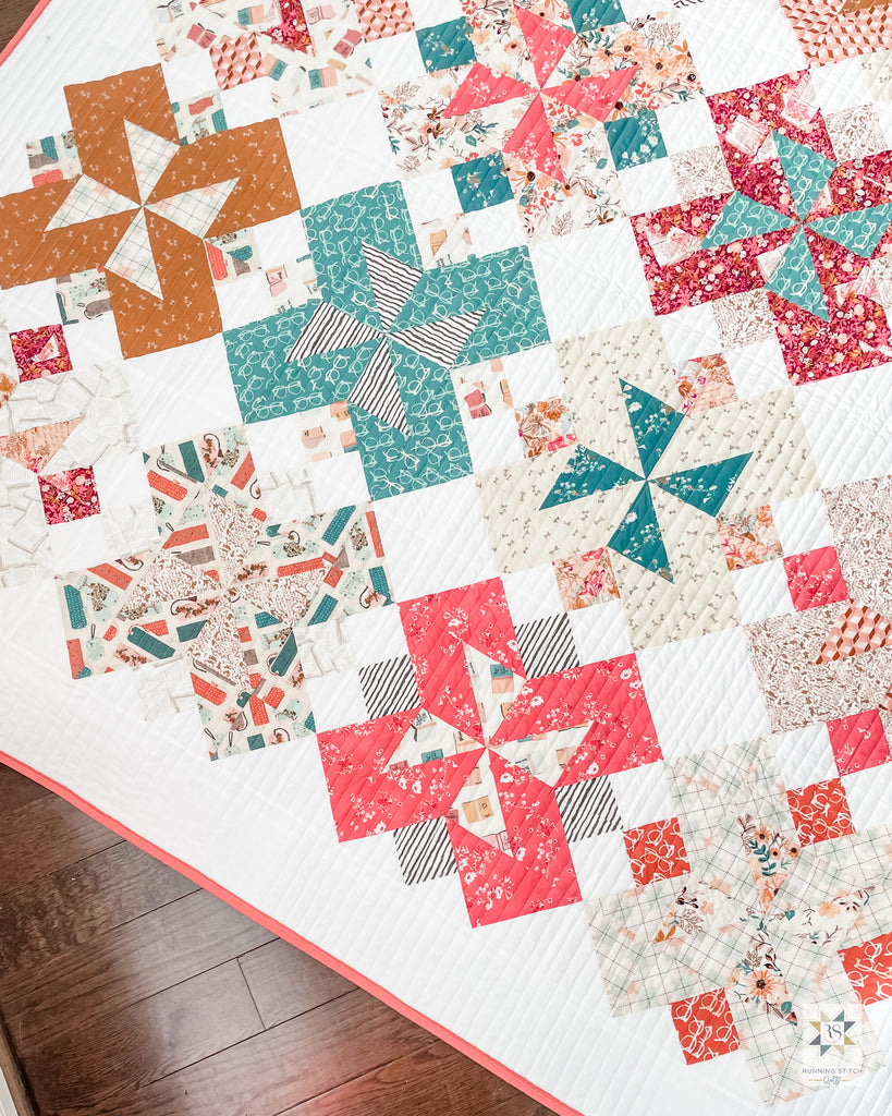 Evenflow Quilt by Julie Burton of Running Stitch Quilts