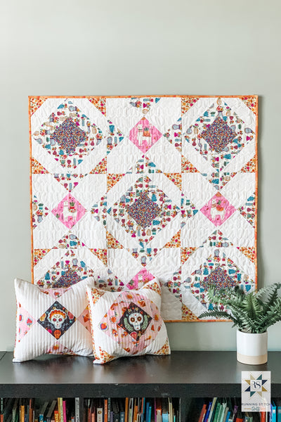 Noughts and Crosses Quilt by Julie Burton of Running Stitch Quilts