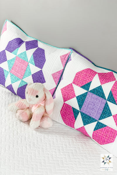 How to Make an Envelope Back Quilted Pillow Sham - Running Stitch