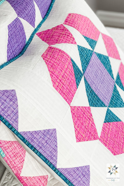 How to make a quilted pillow sham by Julie Burton of Running Stitch Quilts