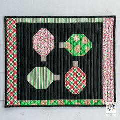 Quilted Placemat Tutorial by Julie Burton of Running Stitch Quilts