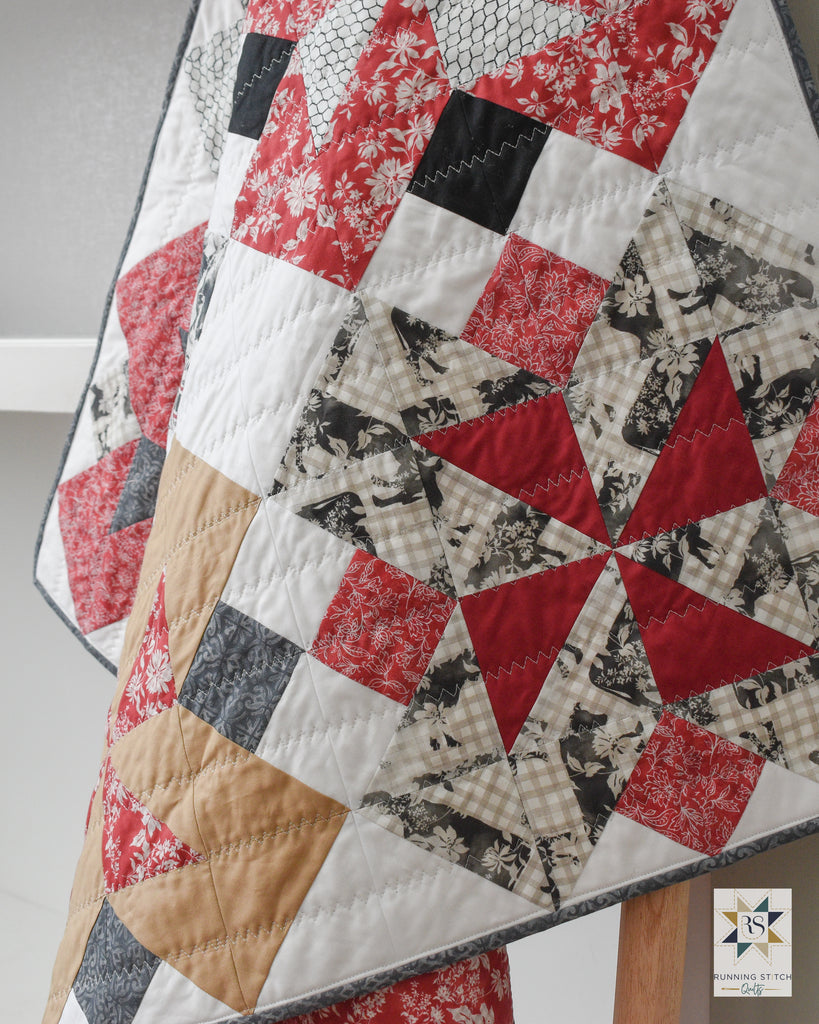 Rivermill Quilt by Julie Burton of Running Stitch Quilts