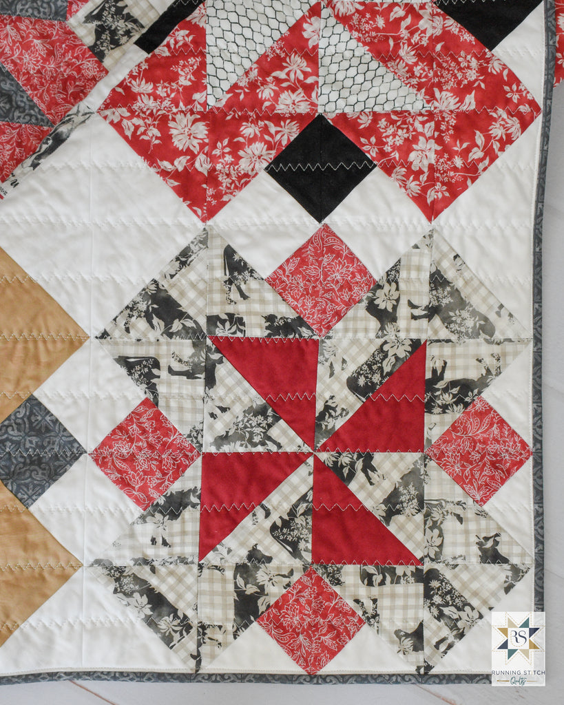 Rivermill Quilt by Julie Burton of Running Stitch Quilts