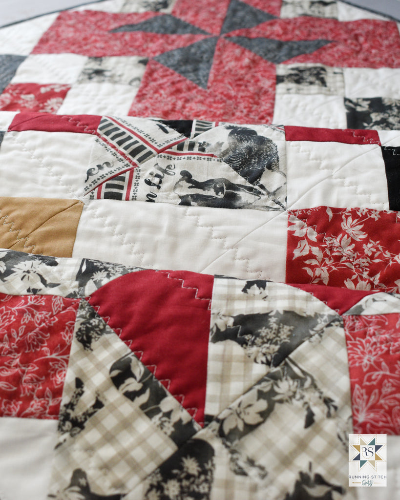 Rivermill Quilt by Julie Burton of Running Stitch Quilts