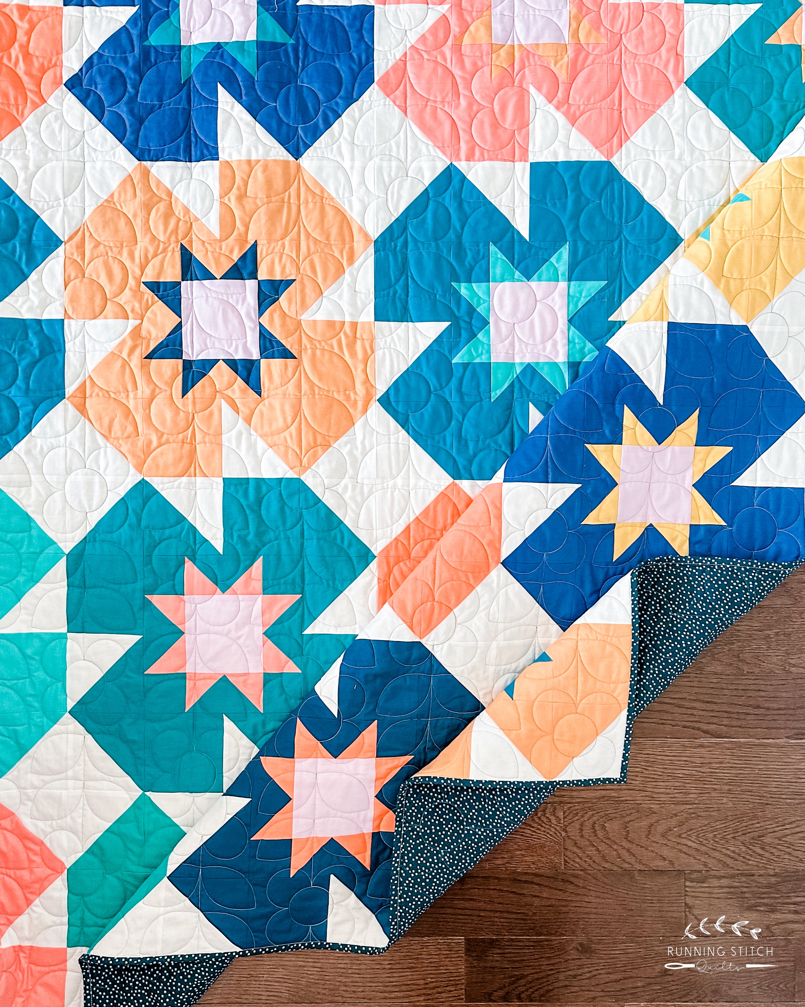 Summer Garden Quilt Pattern - Running Stitch Quilts
