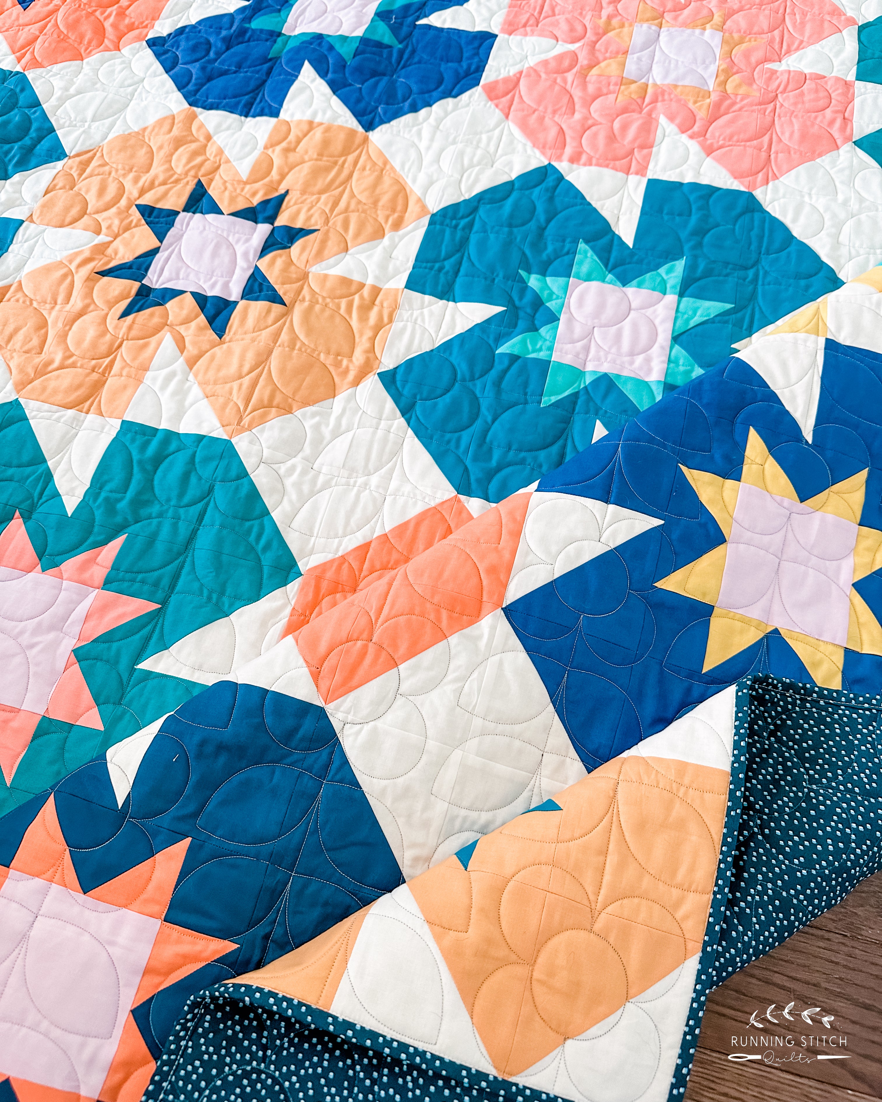 Summer Garden Quilt Pattern - Running Stitch Quilts