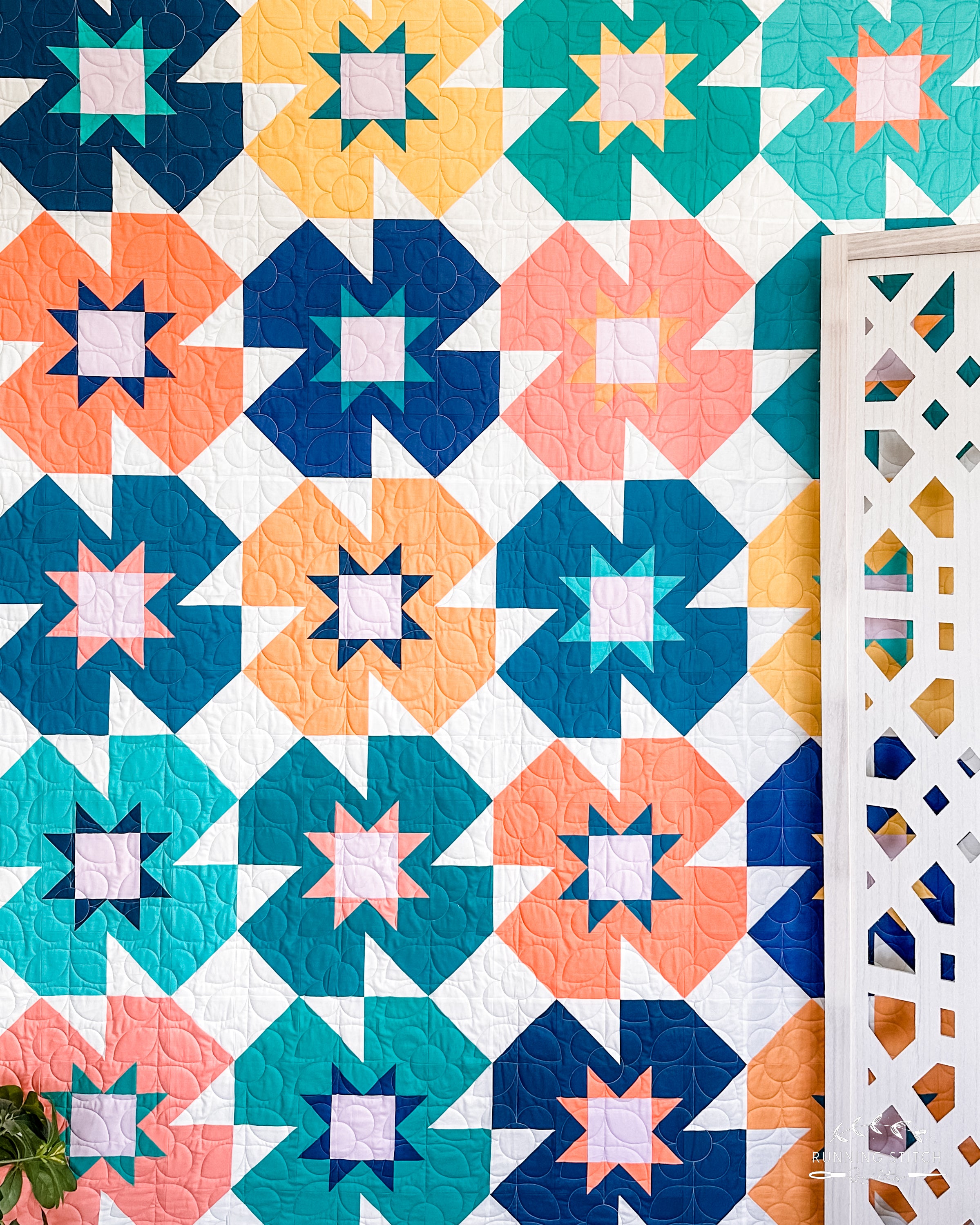 Summer Garden Quilt Pattern - Running Stitch Quilts