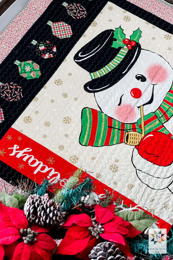 Snowy Playground from the Vintage Christmas Collection by Michael Miller  Fabrics