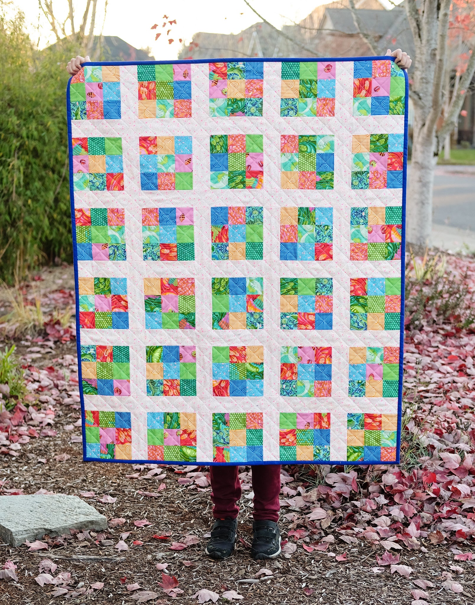 Modern Postage Stamp PDF Quilt Pattern