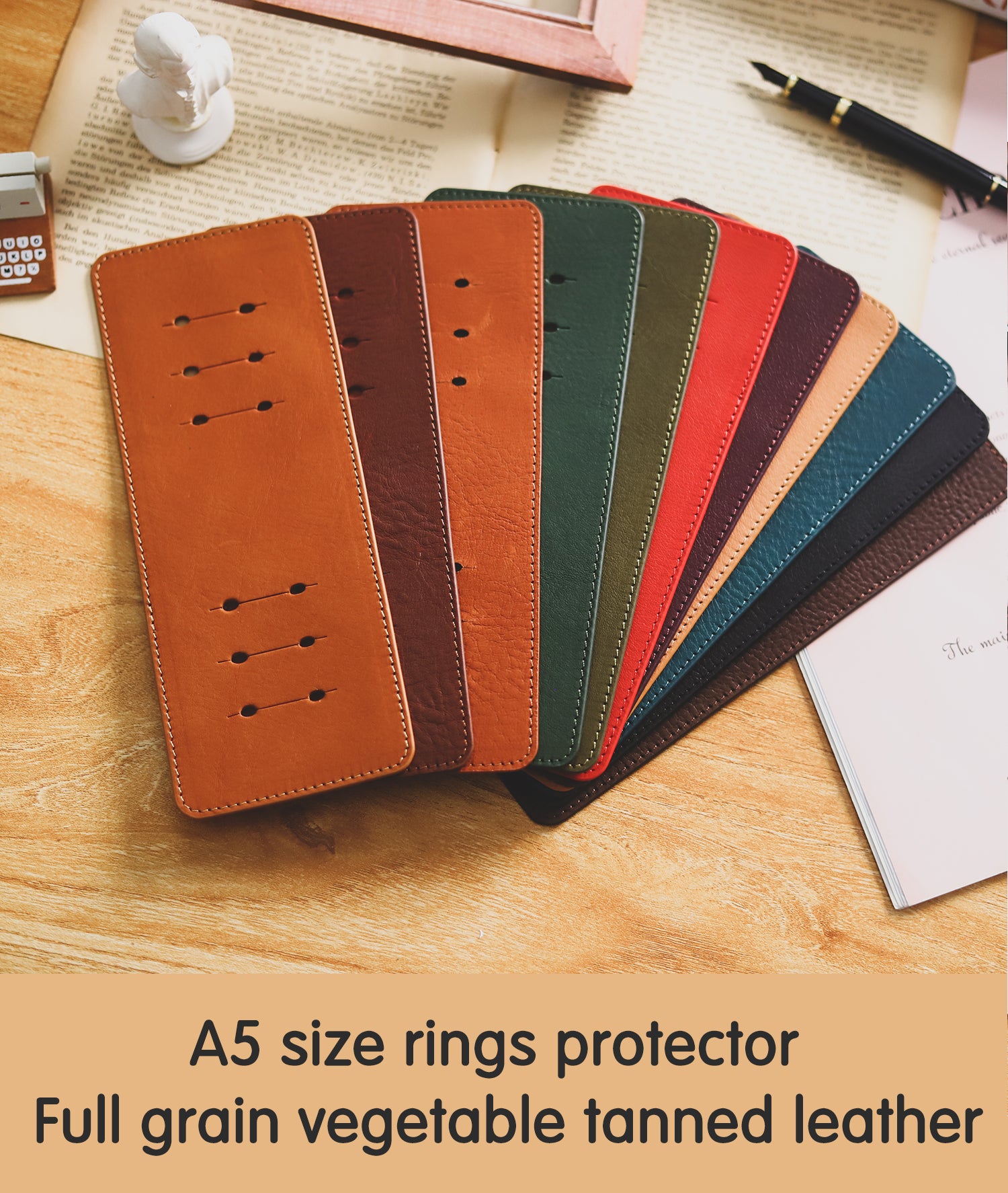 Moterm Luxe 2.0 Rings Planner - A5 (Vegetable Tanned Leather)