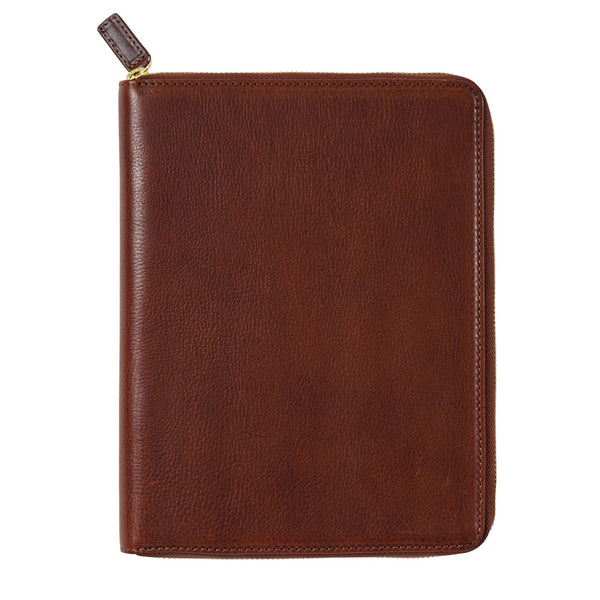  Moterm Leather Cover for A6 Notebooks - Fits Hobonichi,  Stalogy and Midori MD Planners, with Pen Loop, Card Slots and Back Pocket  (Pebbled-Cream, A6+) : Office Products