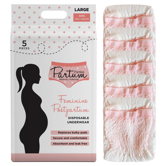 Breastmates Postpartum Underwear, 4 Pack