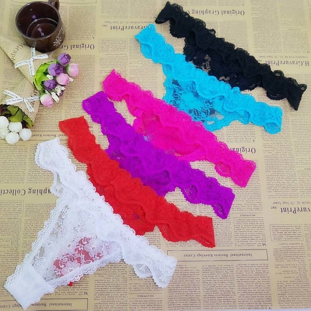 New Multi Color Sexy Cozy Comfortable Lace Briefs Thongs Underwear