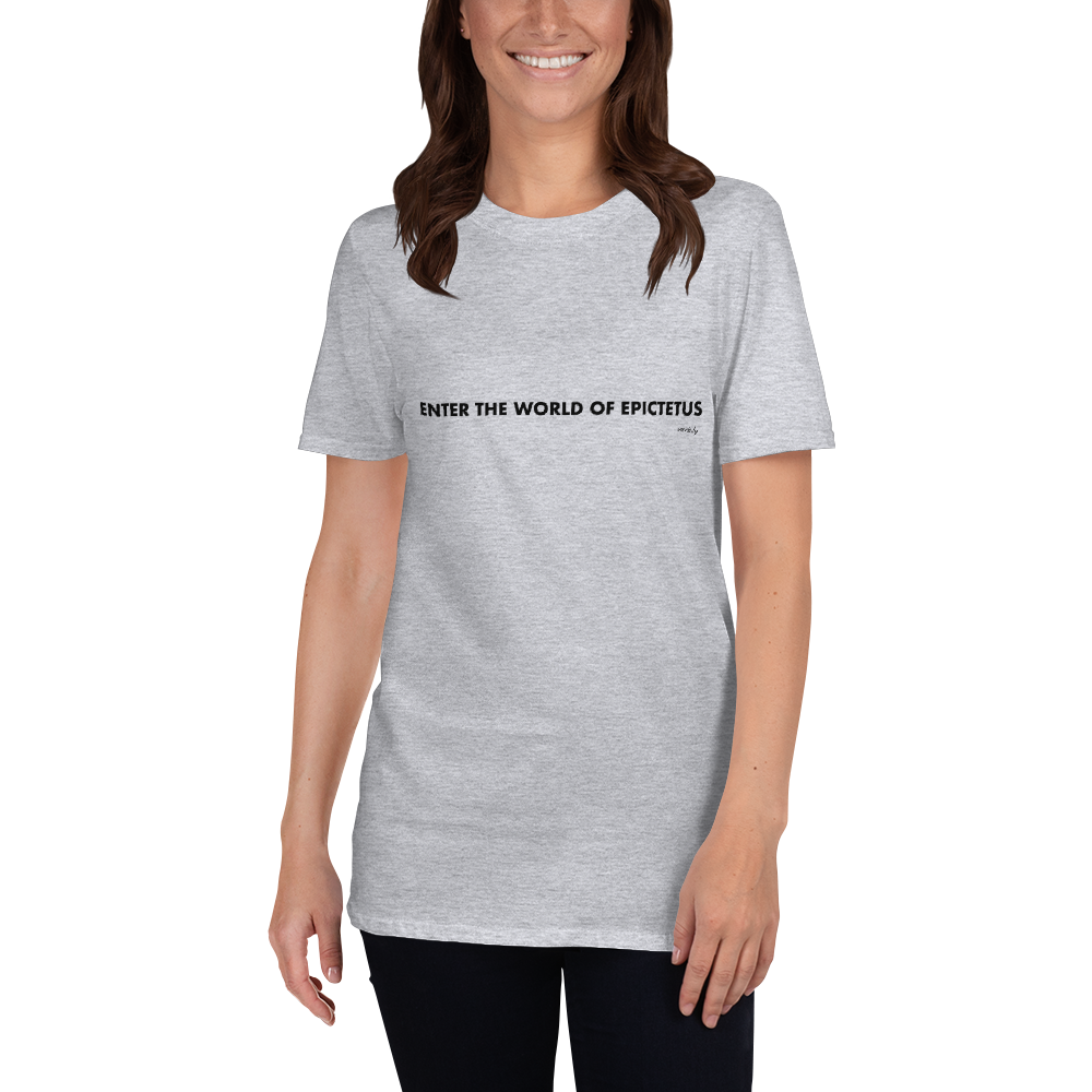 Enter The World Of Epictetus Unisex T Shirt Verbly Canvas Art To Inspire Motivate And Cool T Shirts