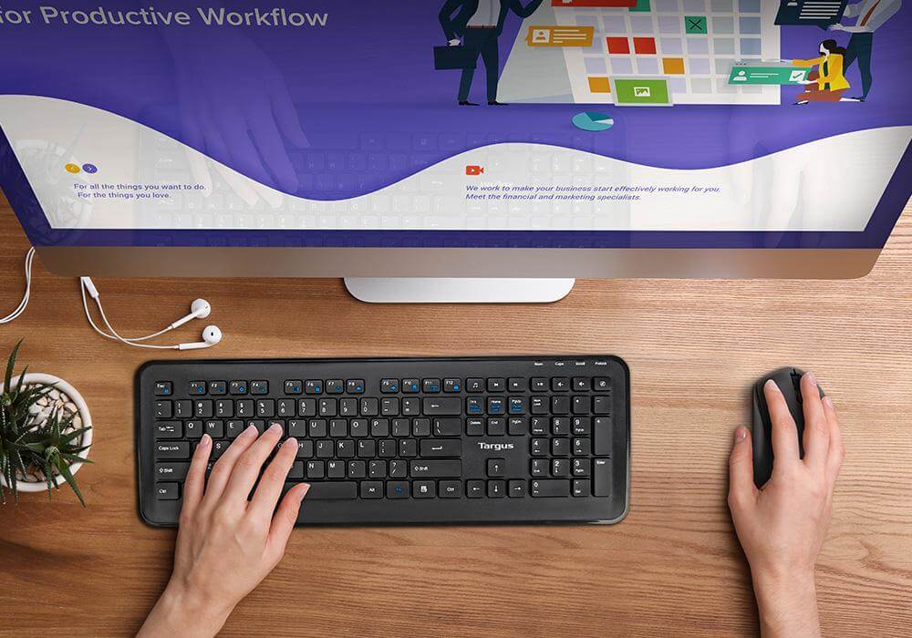 Wireless keyboard and mouse