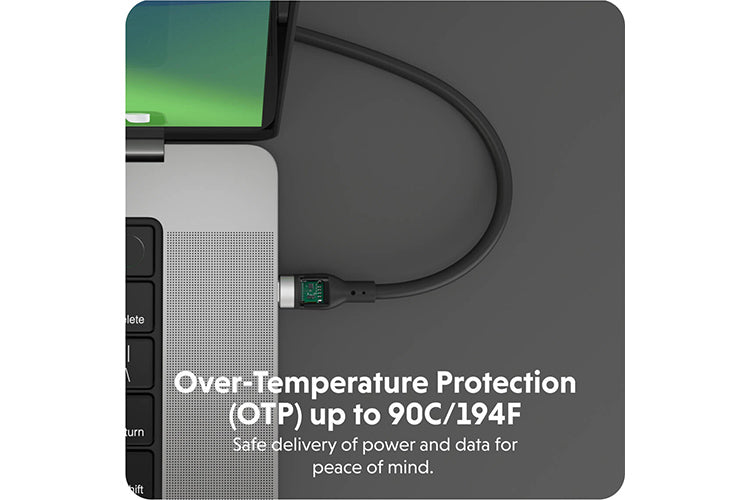 Over-Temperature Protection (OTP) up to 90°C/194°F