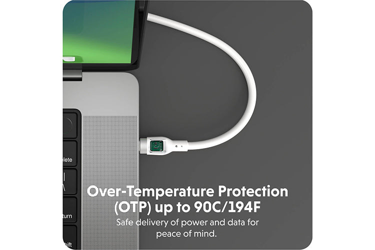 Over-Temperature Protection (OTP) up to 90°C/194°F