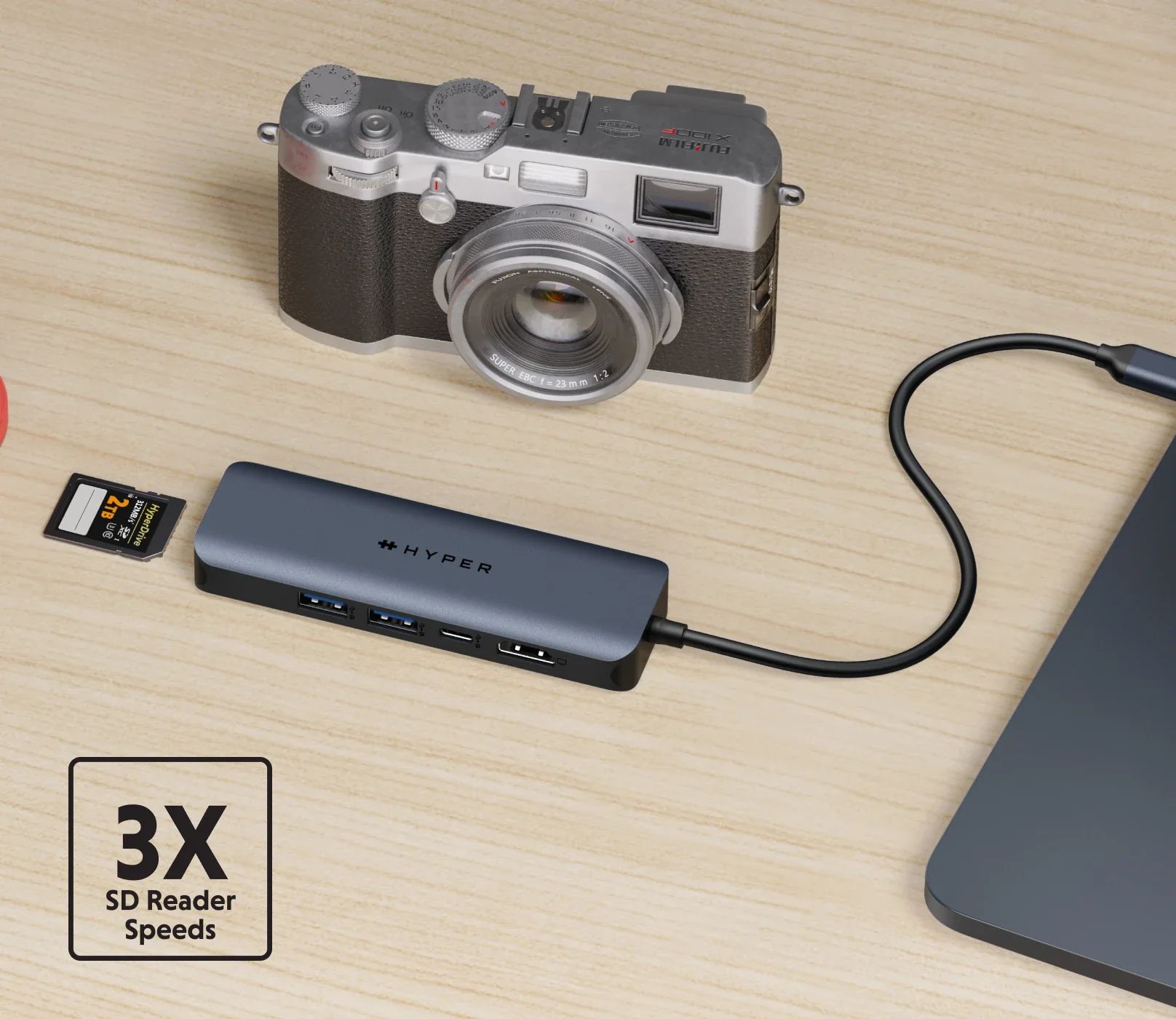 Transfer Photos and Video at 3X Speeds with 312MB/s SD