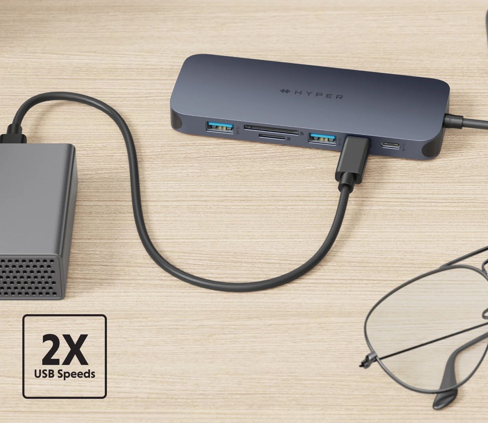 Hyper® HyperDrive USB-C to 4K 60Hz HDMI Adapter – Targus Europe