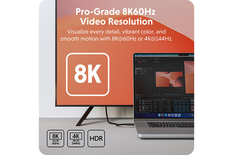 Pro-Grade 8K60Hz Video Resolution