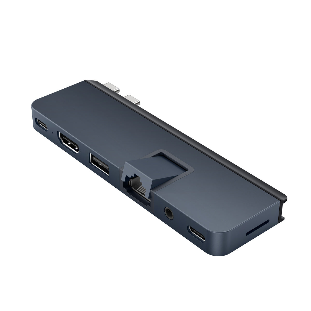 Hyper HyperDrive DUO PRO 7-in-2 USB-C Hub - Midnight Blue
