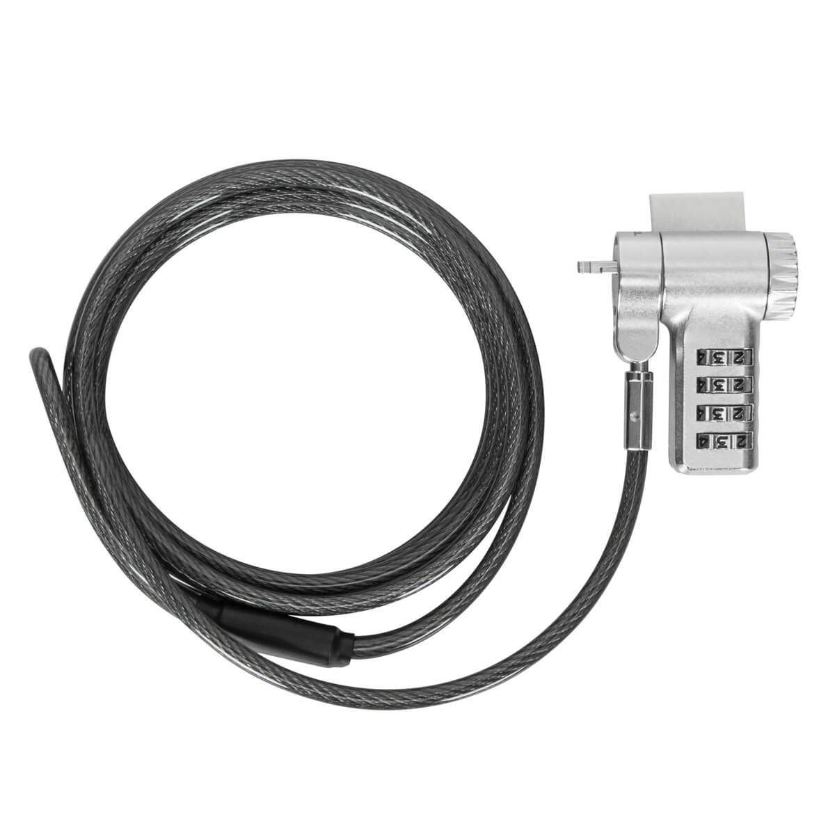 Targus DEFCON® Ultimate Universal Serialised Combination Cable Lock With Slimline Adaptable Lock Head - (B2B Single Pack)